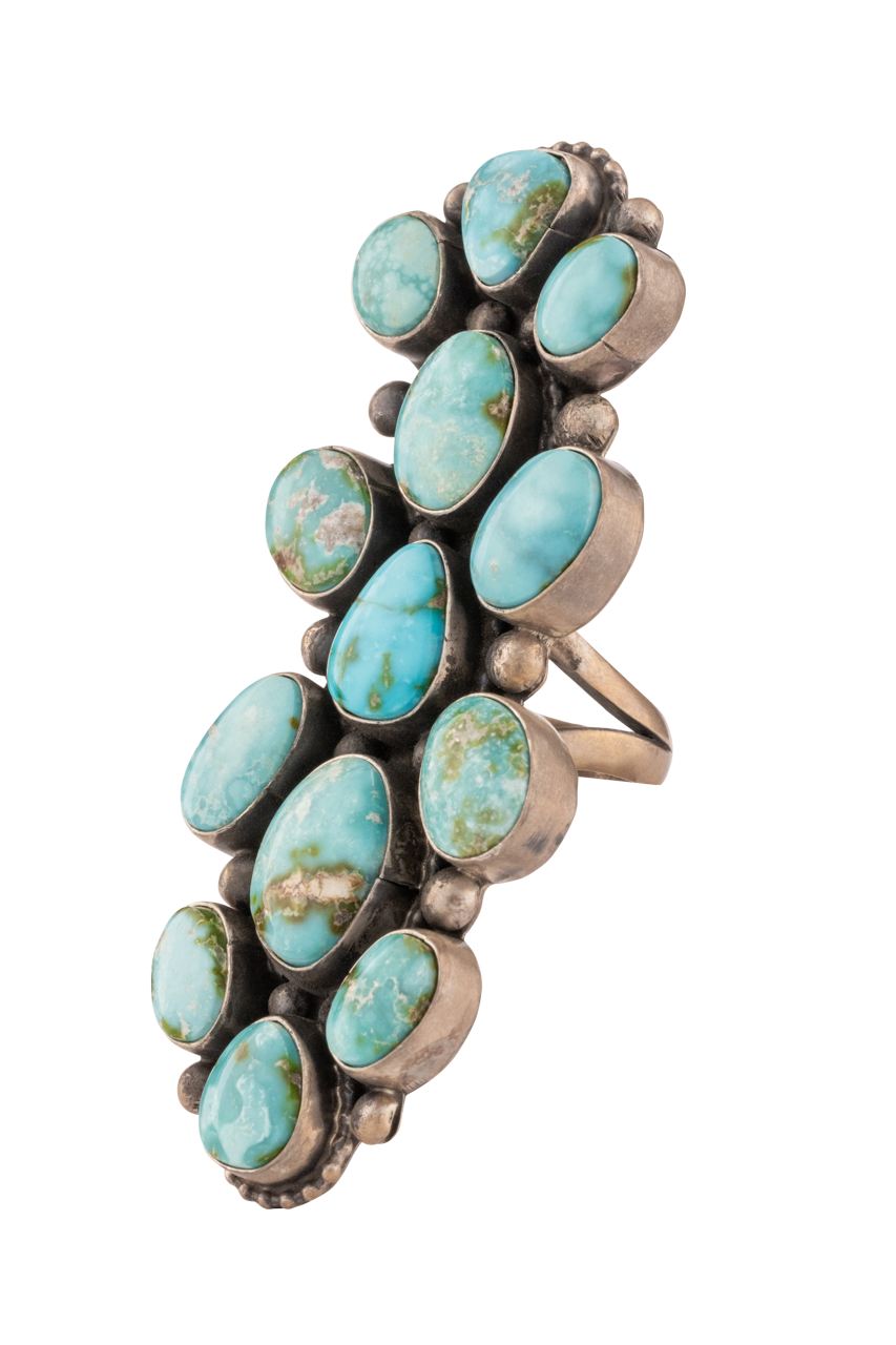 Multi-Stone Royston Turquoise Ring