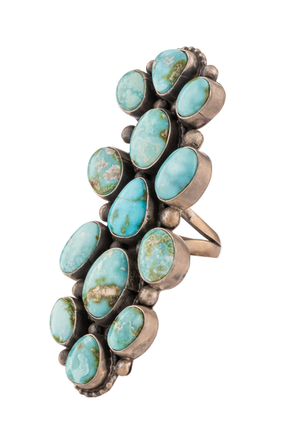 Multi-Stone Royston Turquoise Ring