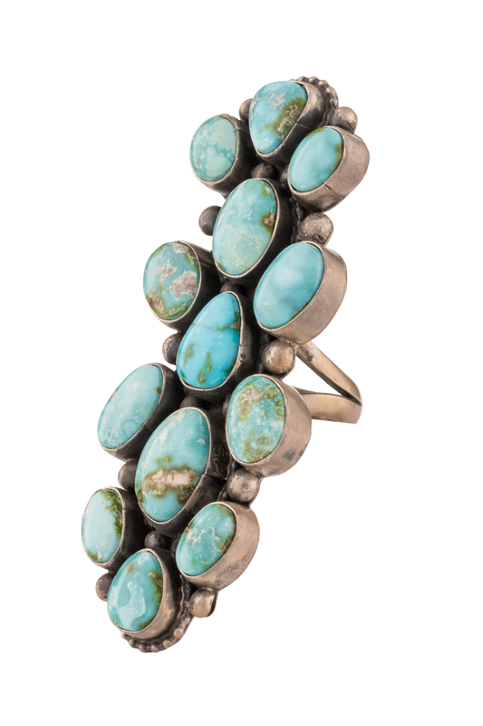 Multi-Stone Royston Turquoise Ring