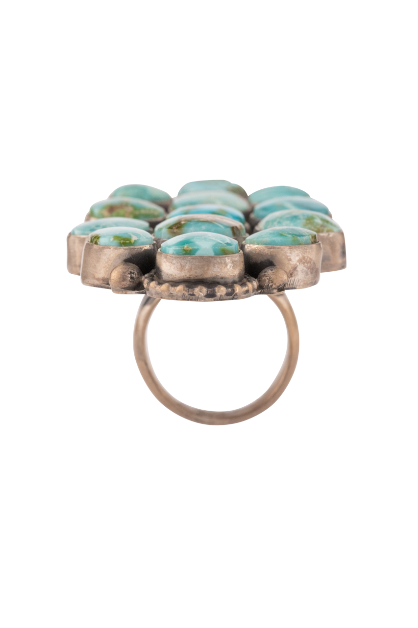 Multi-Stone Royston Turquoise Ring