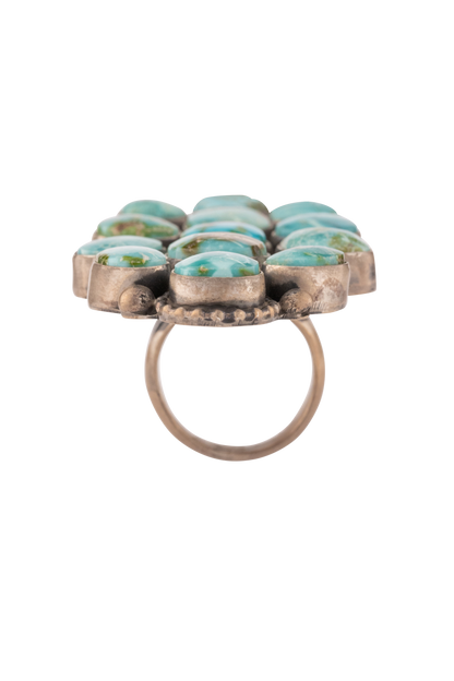 Multi-Stone Royston Turquoise Ring