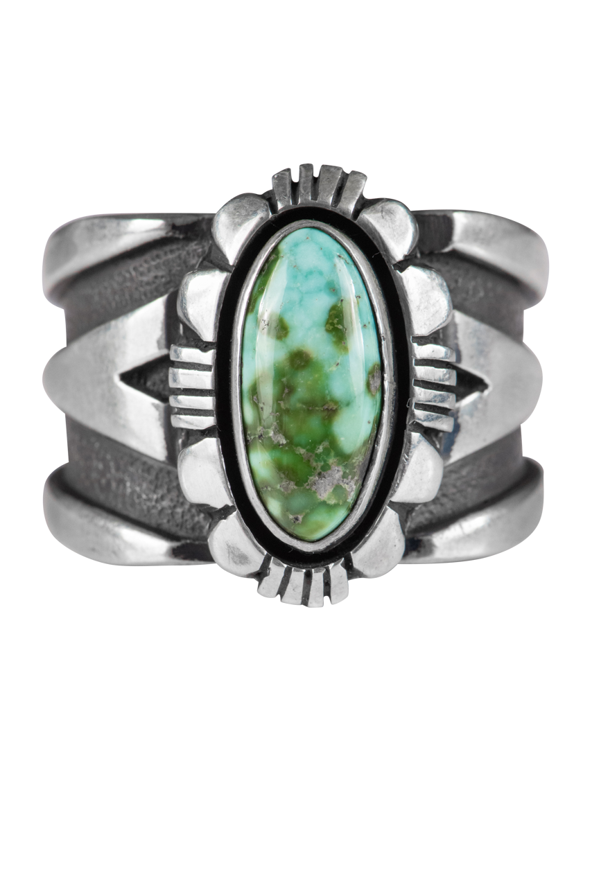 Carico Lake Turquoise Silver Ring