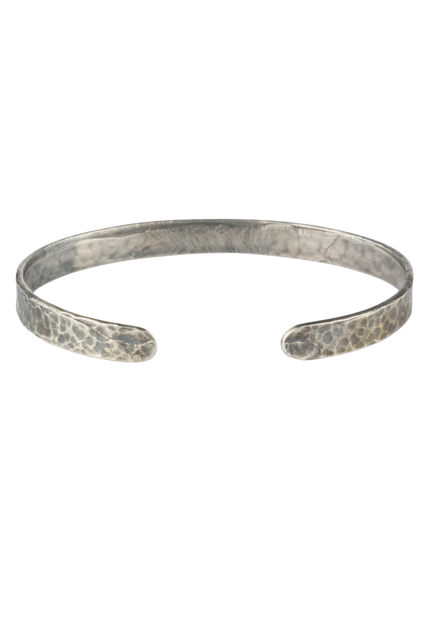 Diamond & Silver Dainty Cuff Bracelet