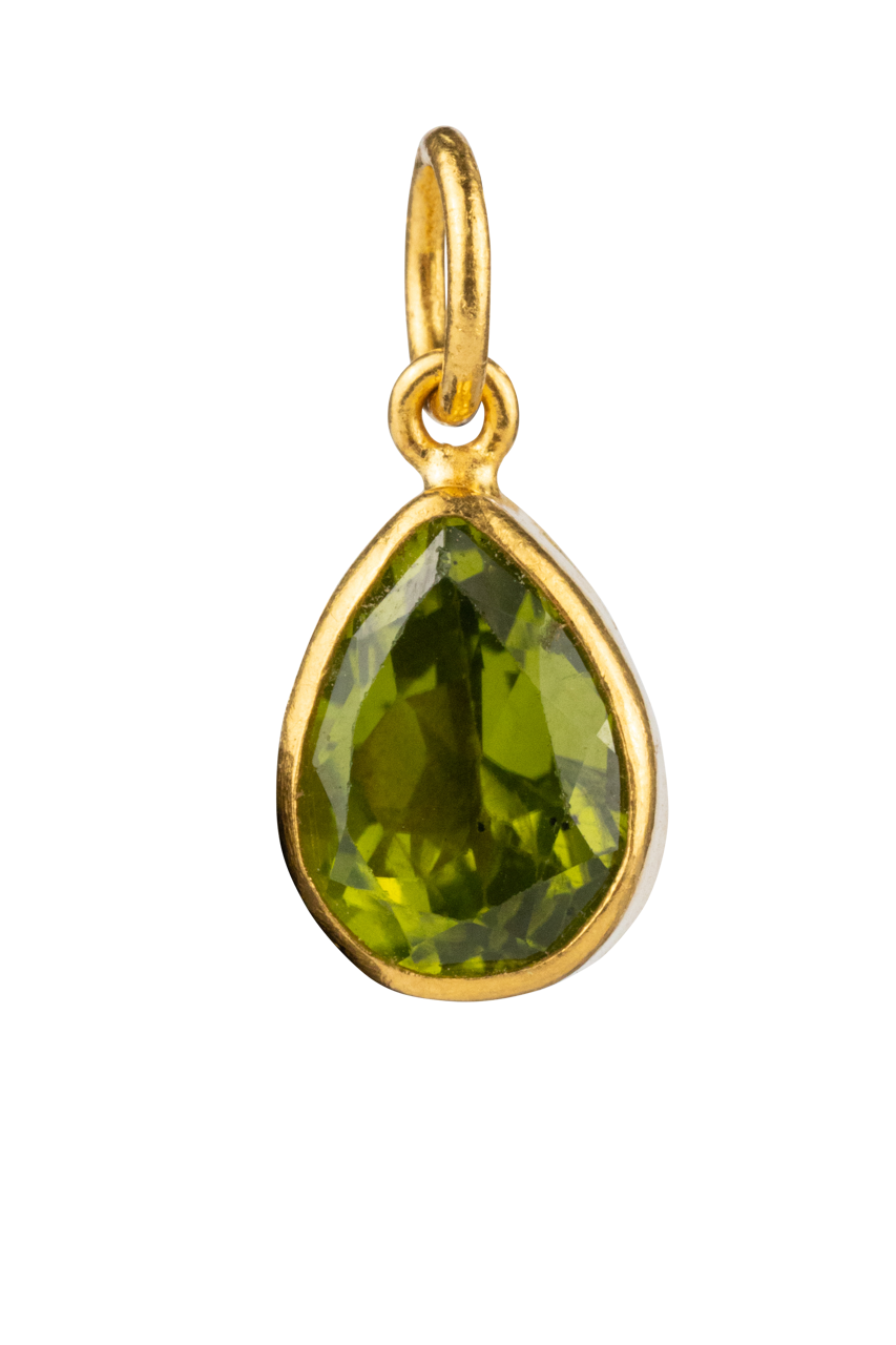 Peridot & Gold Pendant