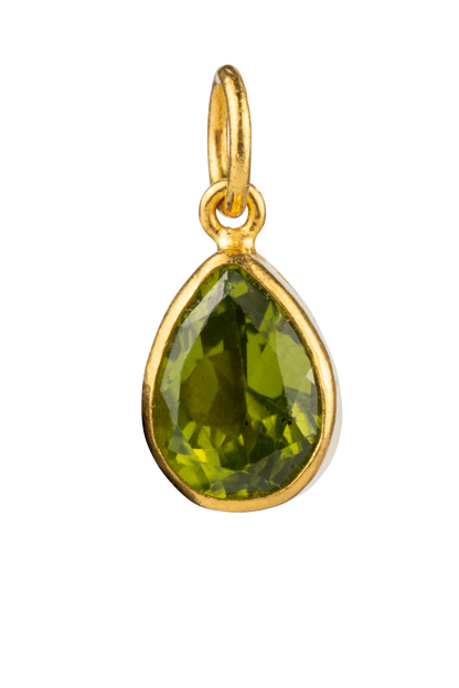 Peridot & Gold Pendant