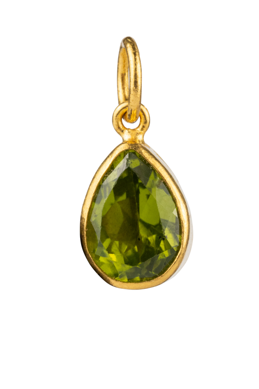 Peridot & Gold Pendant