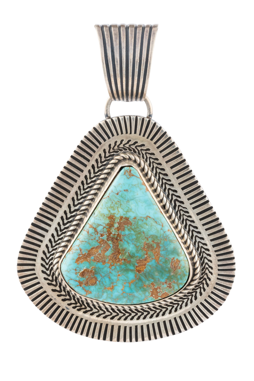 Royston Turquoise & Silver Pendant