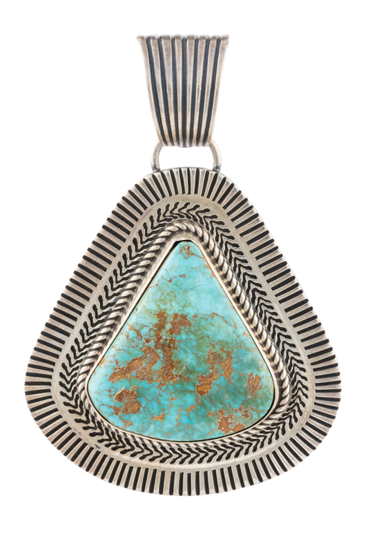 Royston Turquoise & Silver Pendant