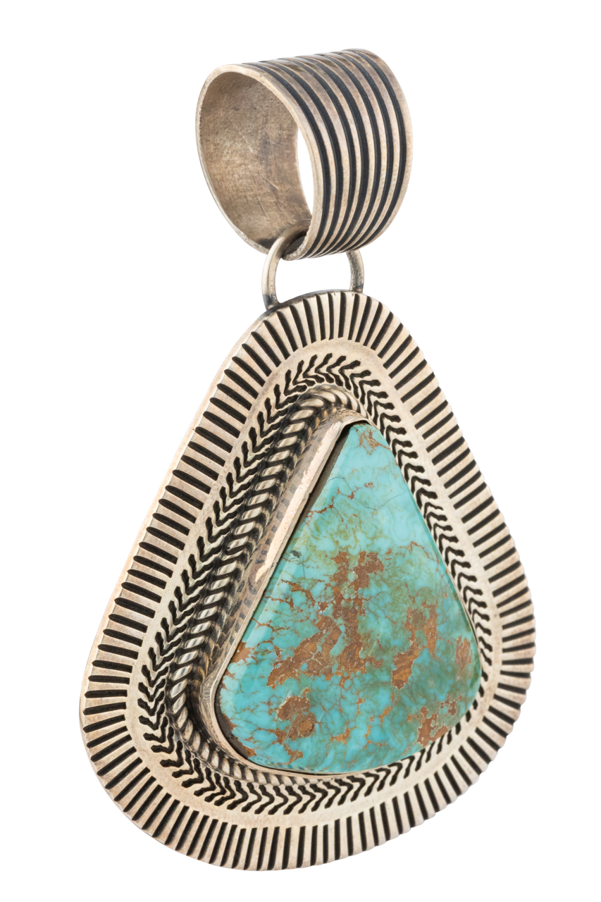 Royston Turquoise & Silver Pendant