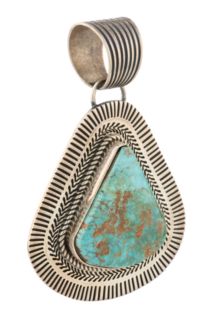 Royston Turquoise & Silver Pendant