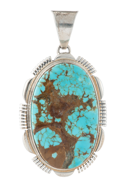 Turquoise & Silver Pendant