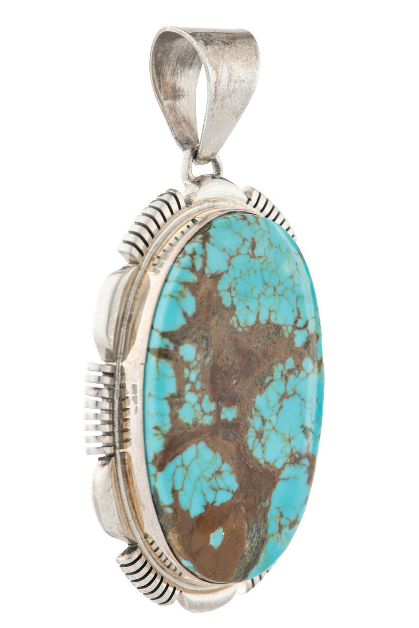 Turquoise & Silver Pendant