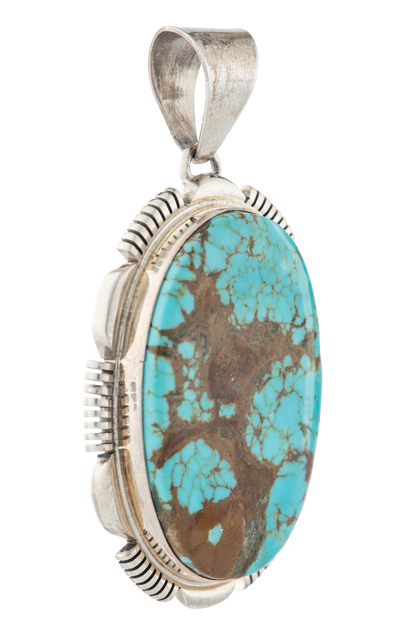 Turquoise & Silver Pendant