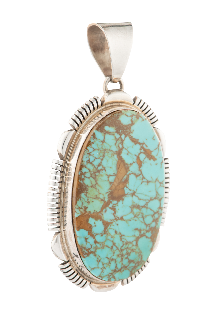 Turquoise & Silver Pendant