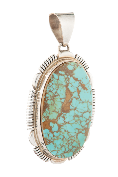 Turquoise & Silver Pendant