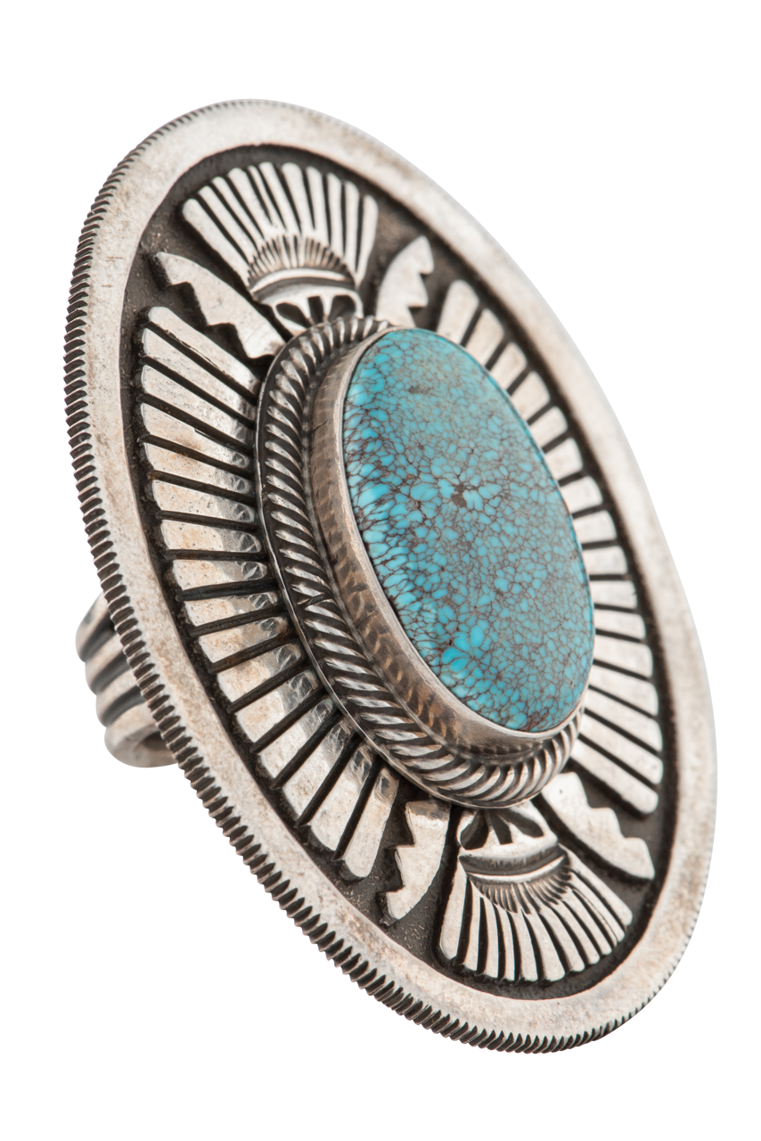 Morenci Turquoise Statement Ring