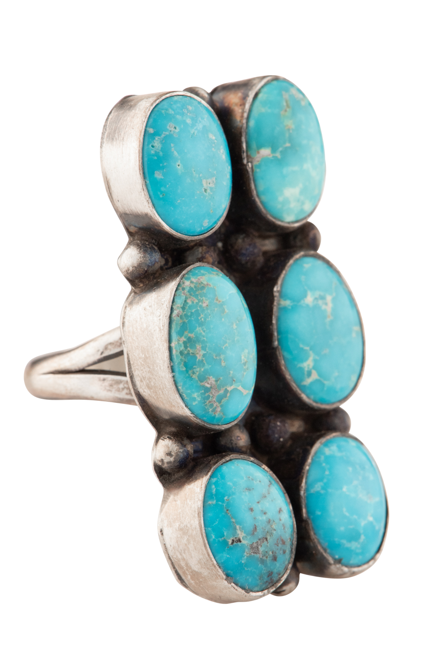 Kingman Turquoise Statement Ring