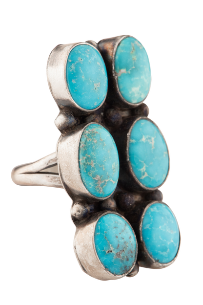 Kingman Turquoise Statement Ring