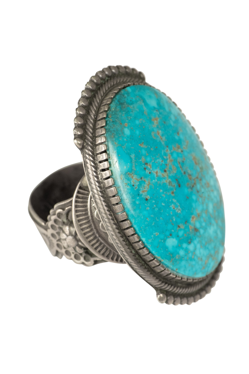 Kingman Turquoise Silver Ring