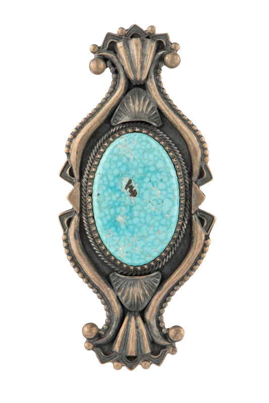 Birdseye Kingman Turquoise Ring