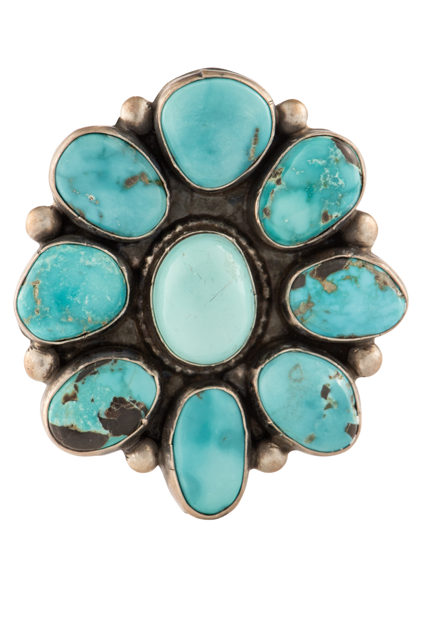 Southwestern Silver & Turquoise Ring