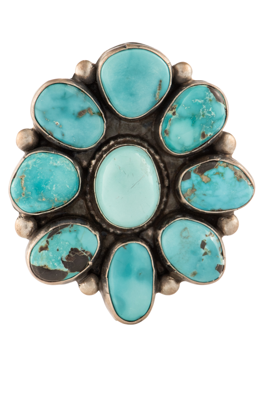 Southwestern Silver & Turquoise Ring