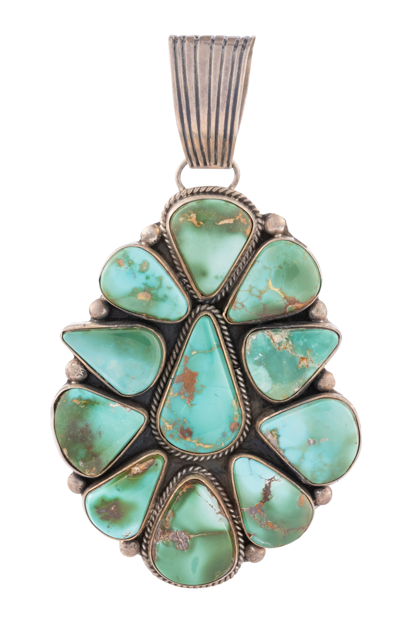 Royston Turquoise Multi-Stone Pendant