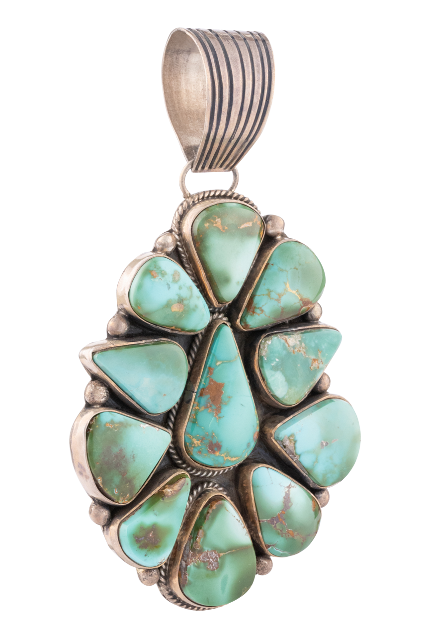 Royston Turquoise Multi-Stone Pendant