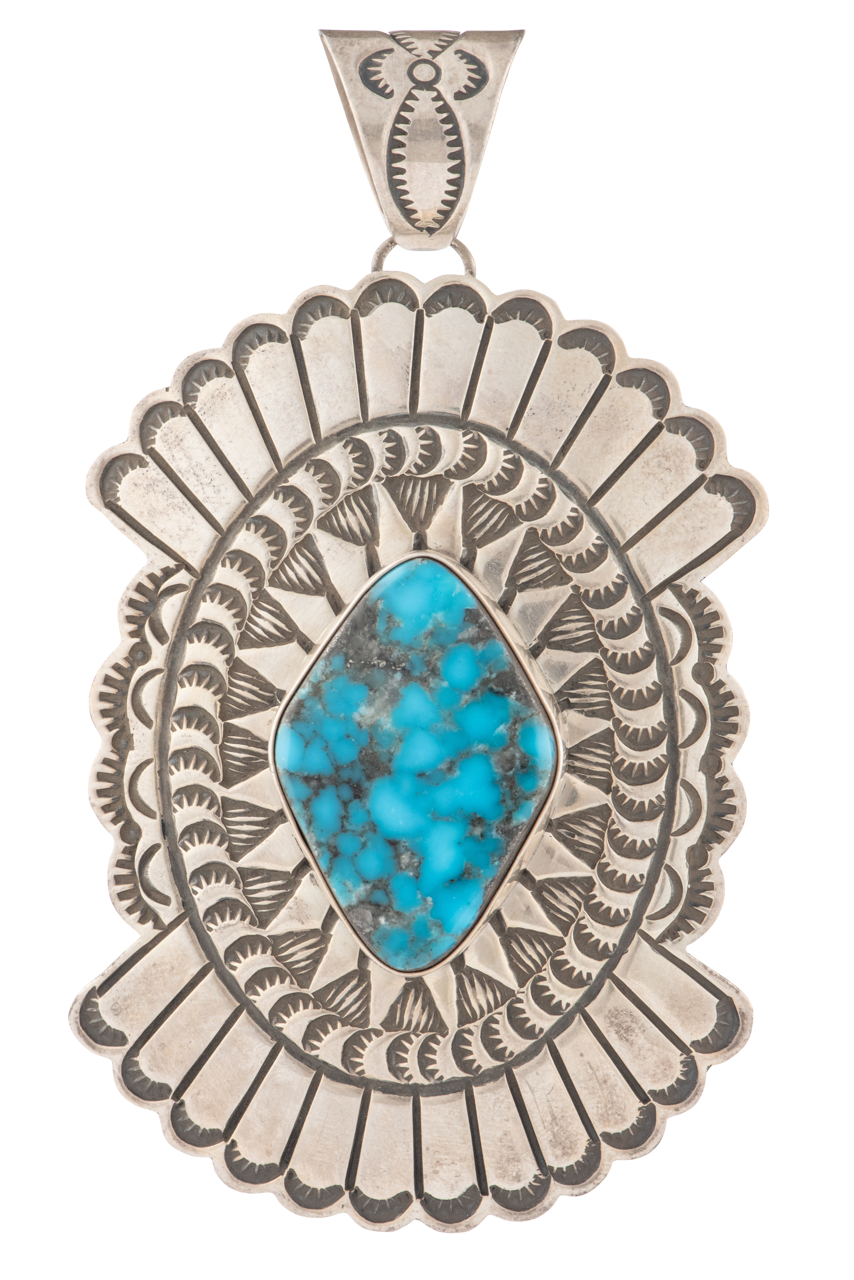 Blue Gem Turquoise Pendant