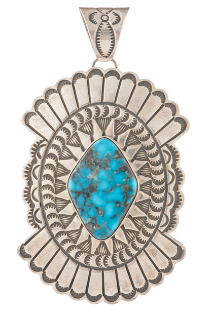 Blue Gem Turquoise Pendant