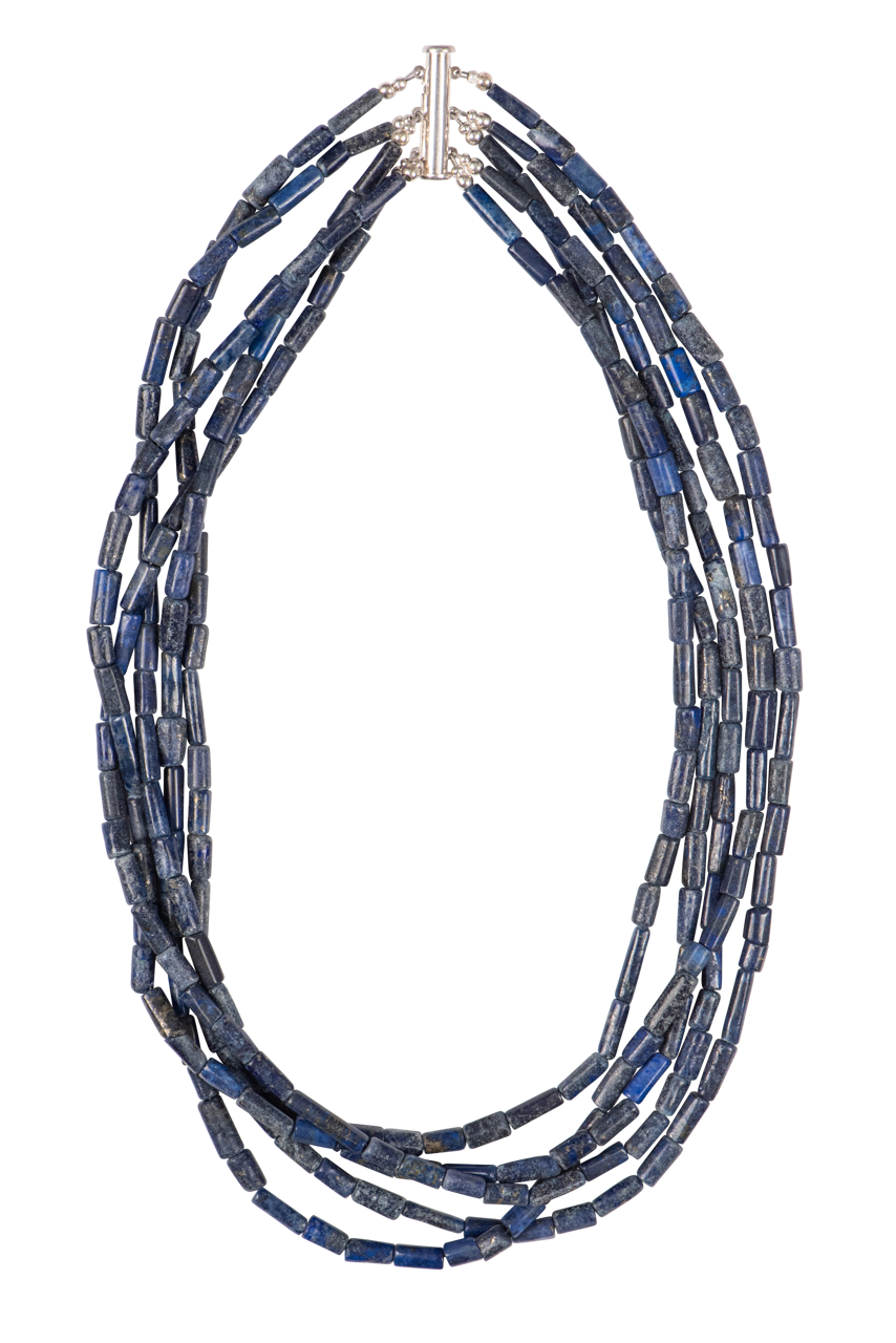 Lapis Lazuli Silver Necklace