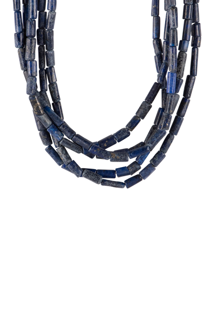 Lapis Lazuli Silver Necklace