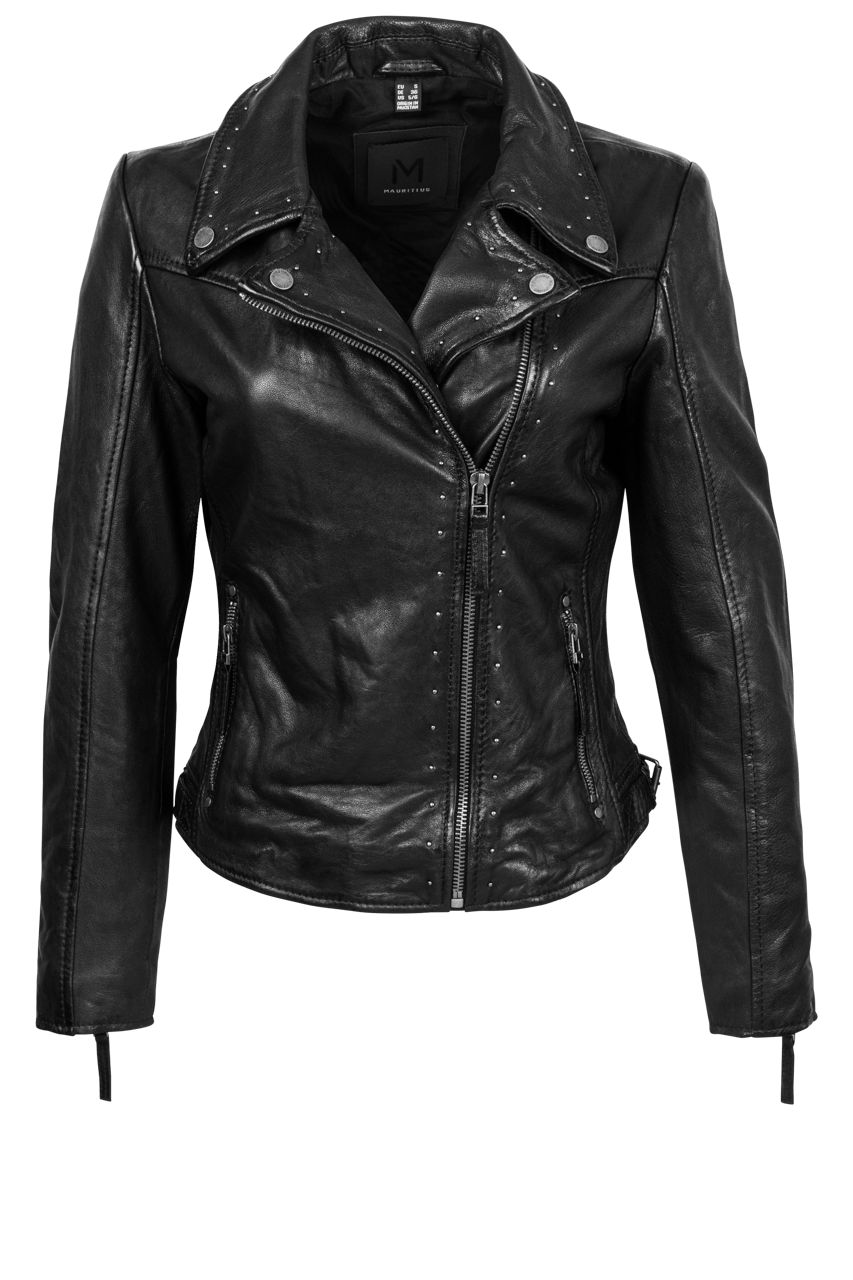 Mauritius Morgan Black Leather Jacket