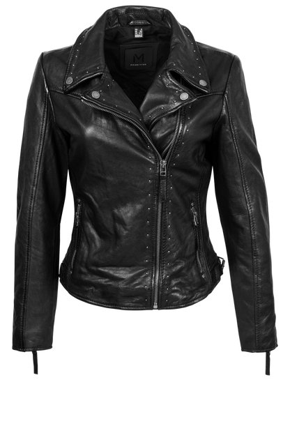 Mauritius Morgan Black Leather Jacket
