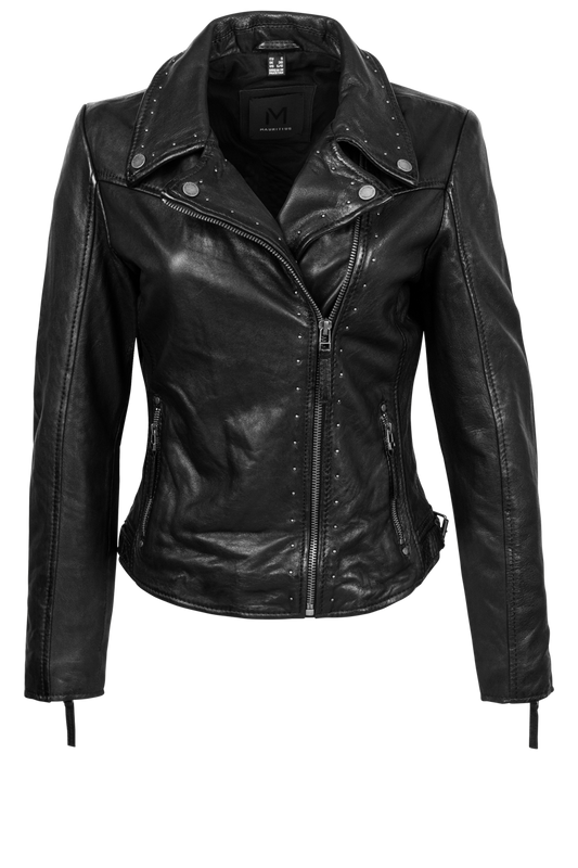Mauritius Morgan Black Leather Jacket