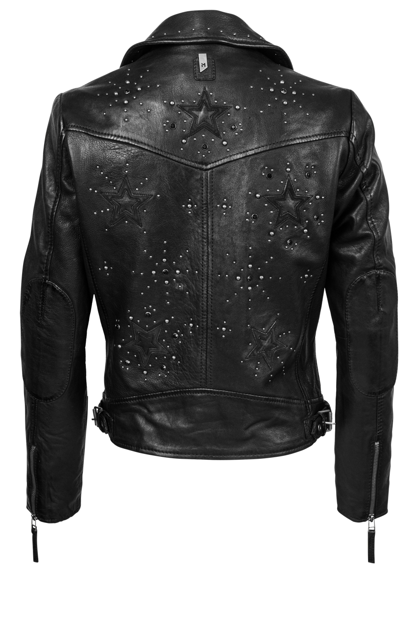 Mauritius Morgan Black Leather Jacket