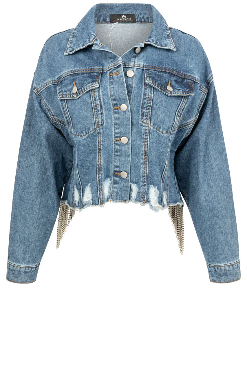 Maverick's Sparkle Denim Jacket