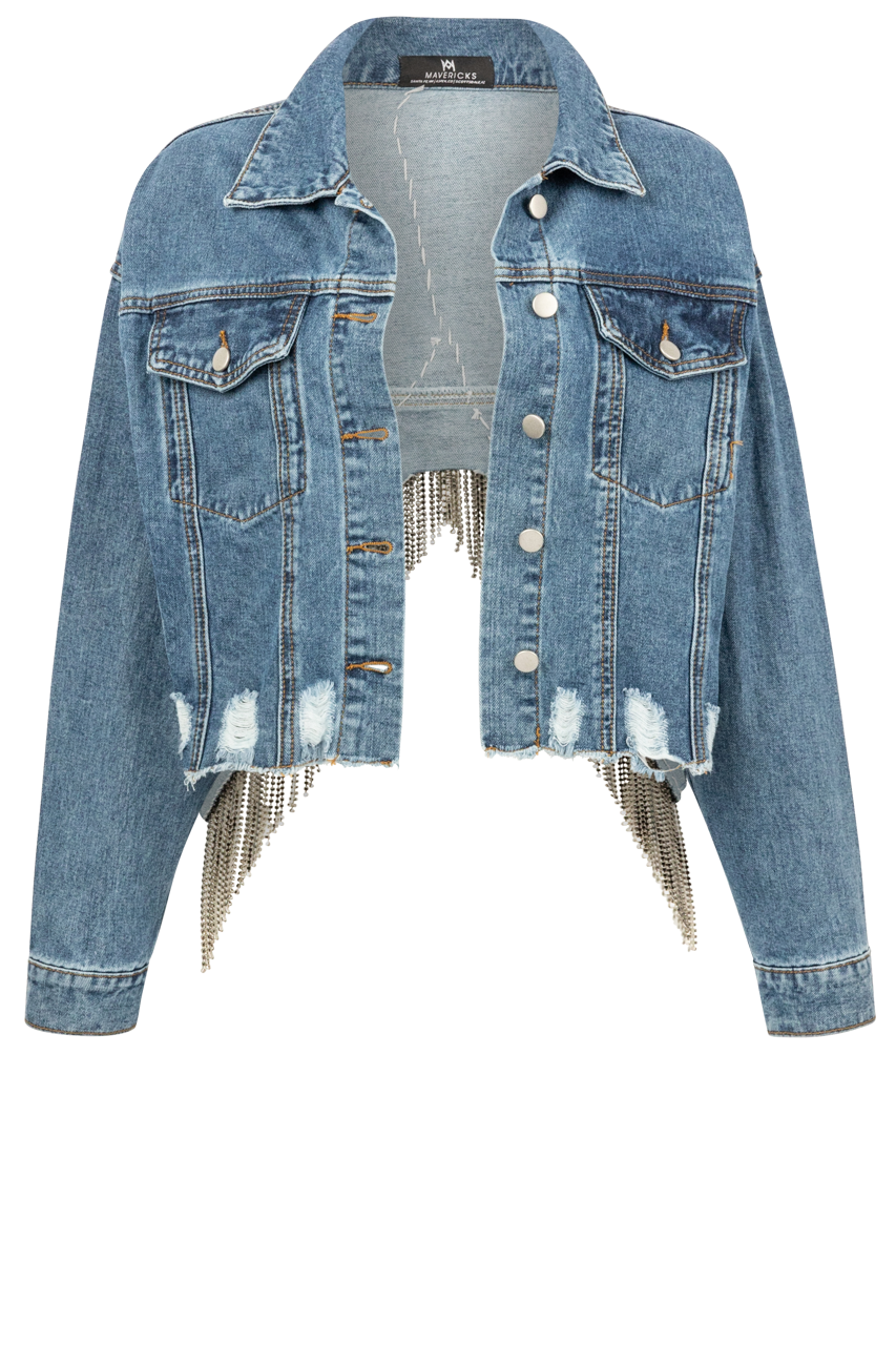 Maverick's Sparkle Denim Jacket