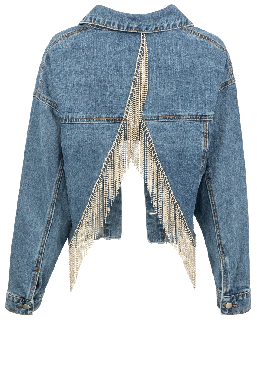 Maverick's Sparkle Denim Jacket