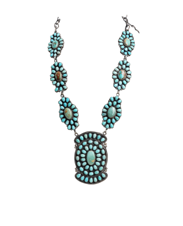 Large Turquoise Stone Necklace