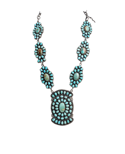 Large Turquoise Stone Necklace