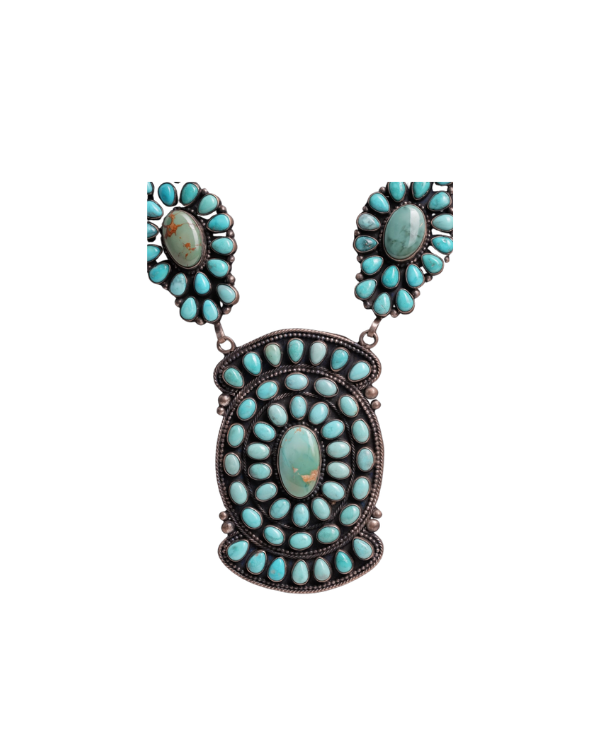 Large Turquoise Stone Necklace