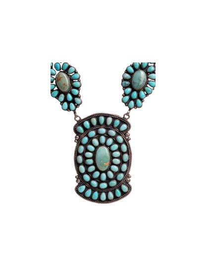 Large Turquoise Stone Necklace