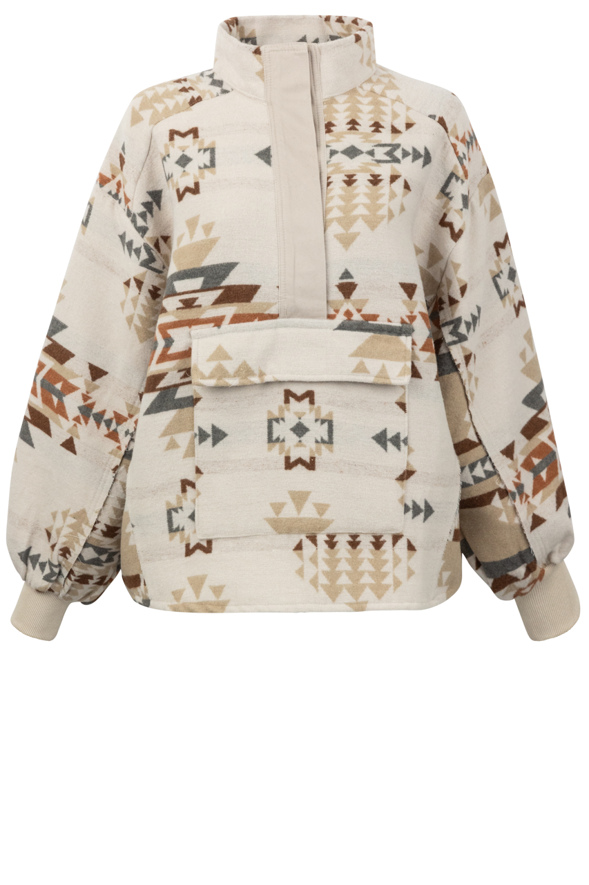 Maverick's Aztec Print Pullover