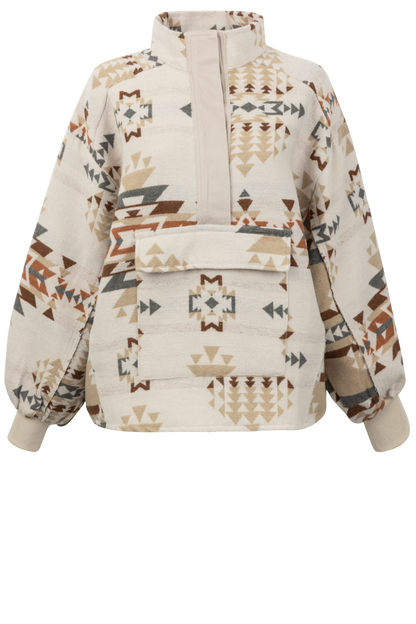 Maverick's Aztec Print Pullover