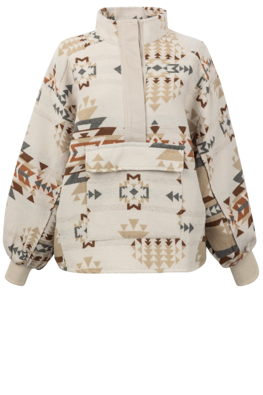 Maverick's Aztec Print Pullover