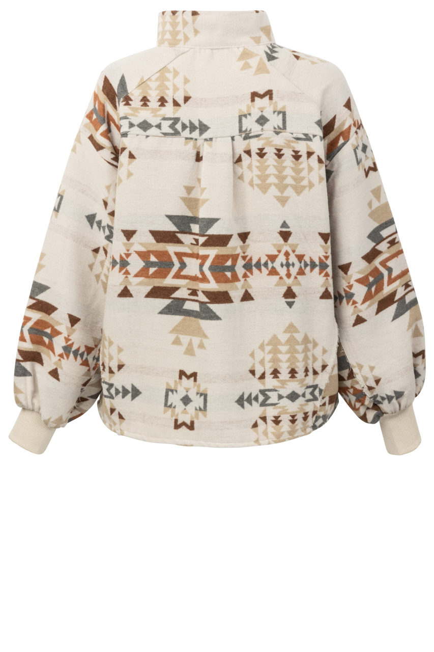 Maverick's Aztec Print Pullover