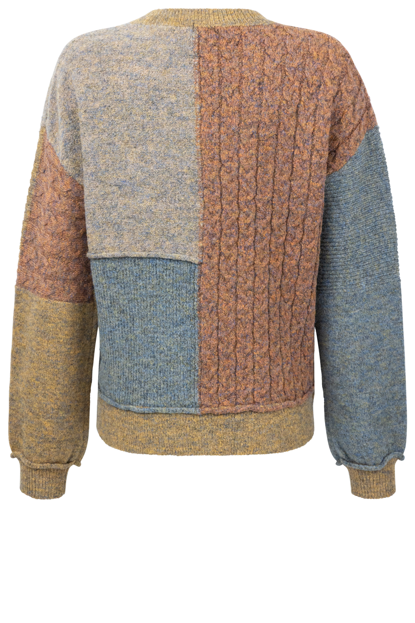 Maverick's Multi Patch Sweater