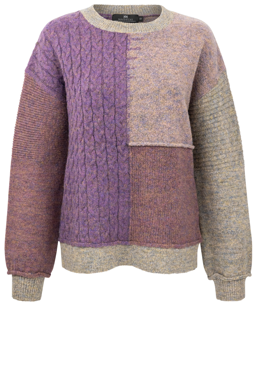 Maverick's Purple Patch Sweater