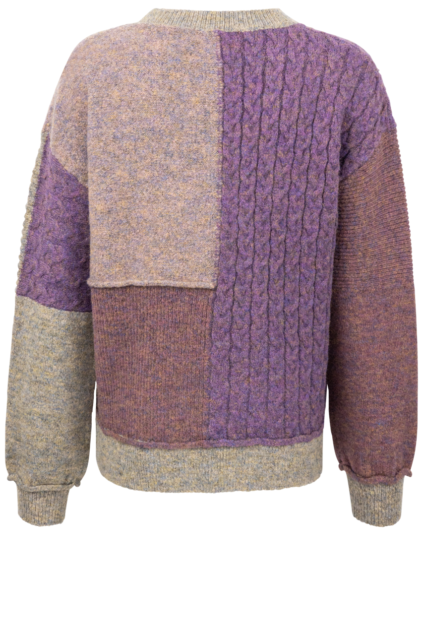 Maverick's Purple Patch Sweater